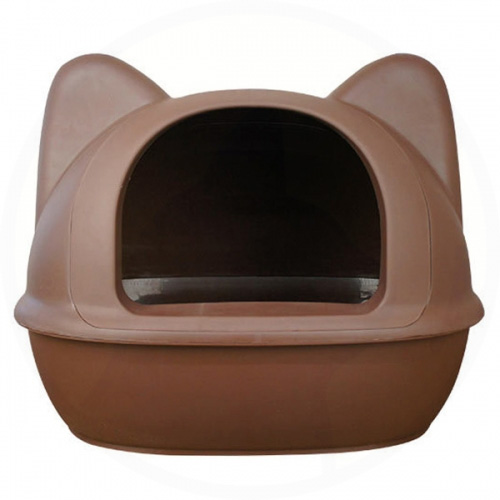 아이캣 고양이모양 화장실 점보 매트 브라운
