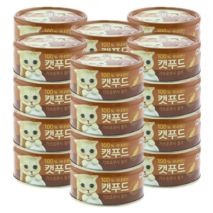 사조 로하이 캣푸드 가쓰오부시 캔 1박스 (90g x 24)